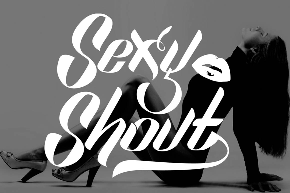 Sexy Shout Free Font Dealjumbo 7037