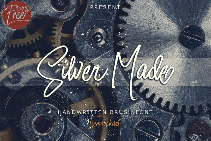 Silver Made – Free Script Font