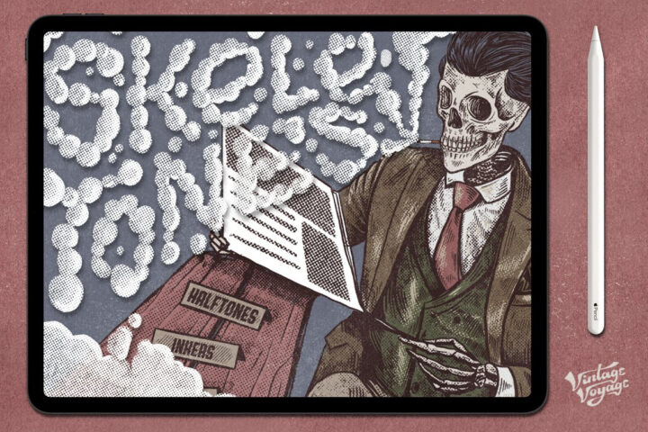 SkeleTones – Procreate Brushes