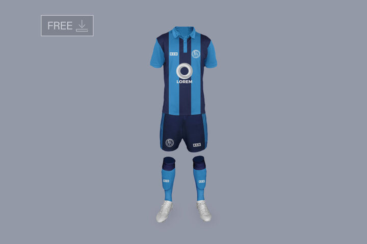 Soccer or Football Kit – Free Mockup