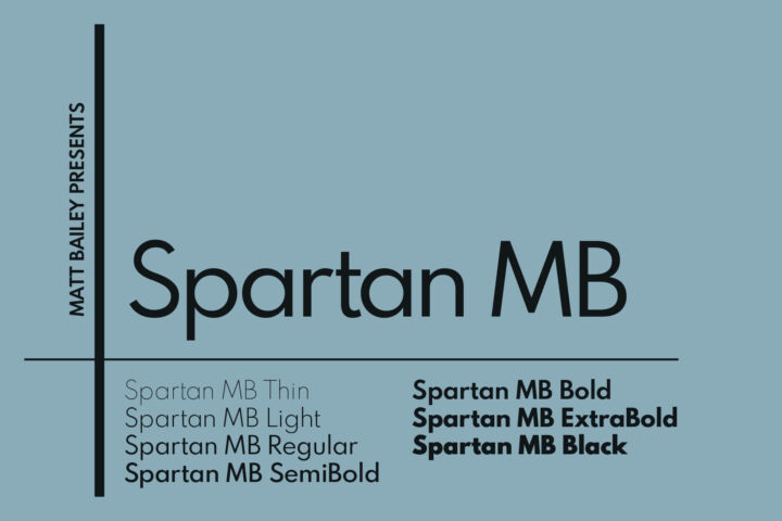 Spartan MB – Free Font Family