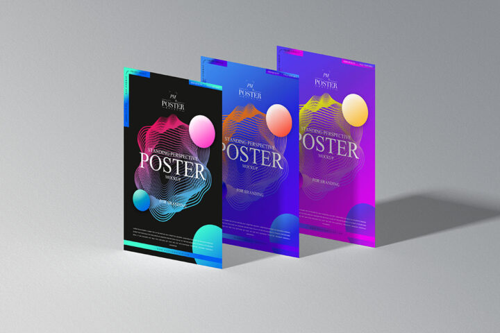 Perspective Posters – Free Mockup