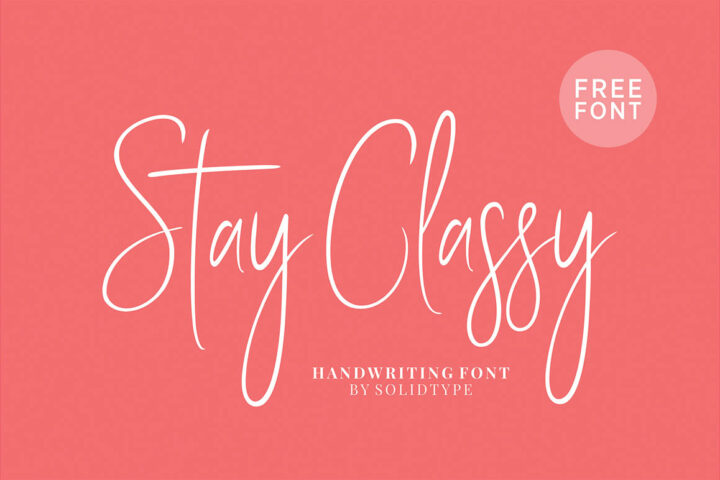 Stay Classy – Free Script Font