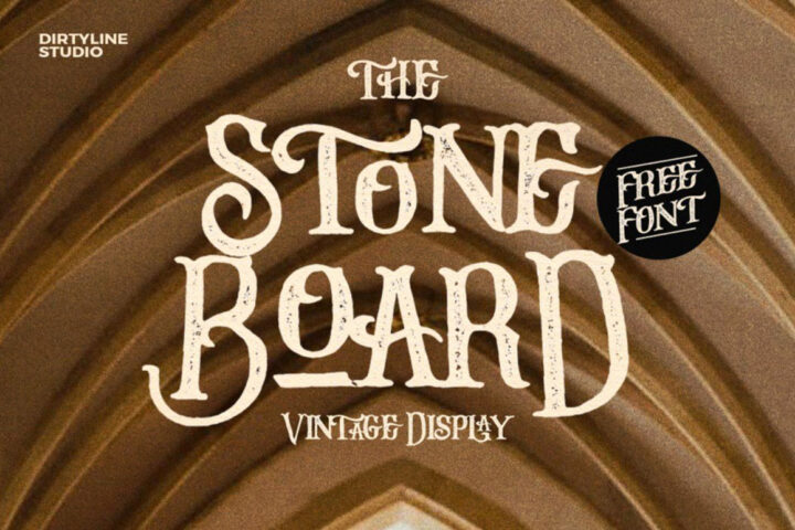 Stone Board – Free Font
