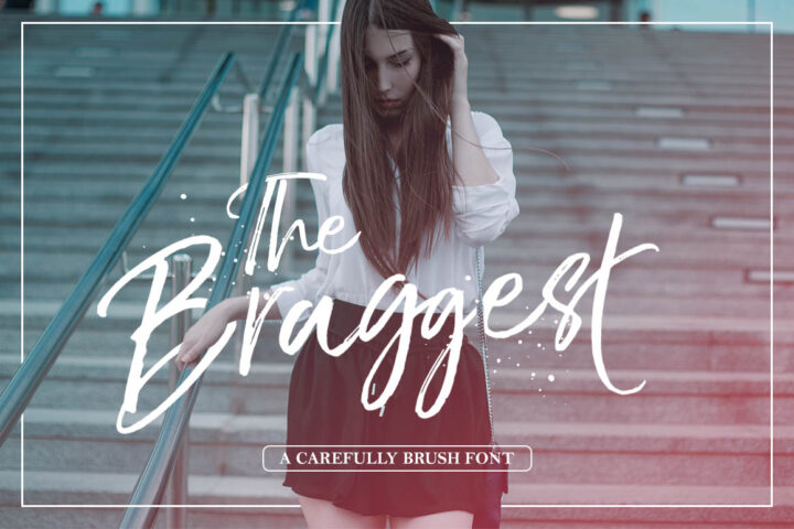 The Braggest – Free Brush Font
