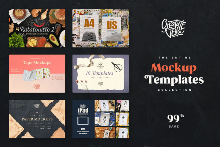 The Complete Mockup Templates Collection
