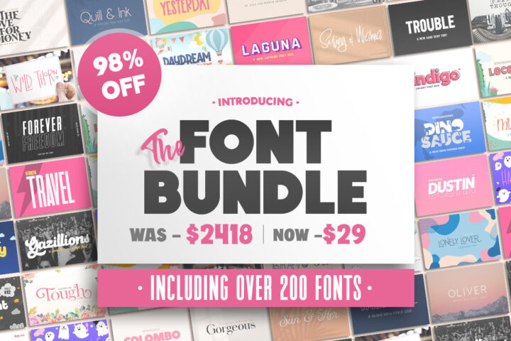 The Huge Font Bundle