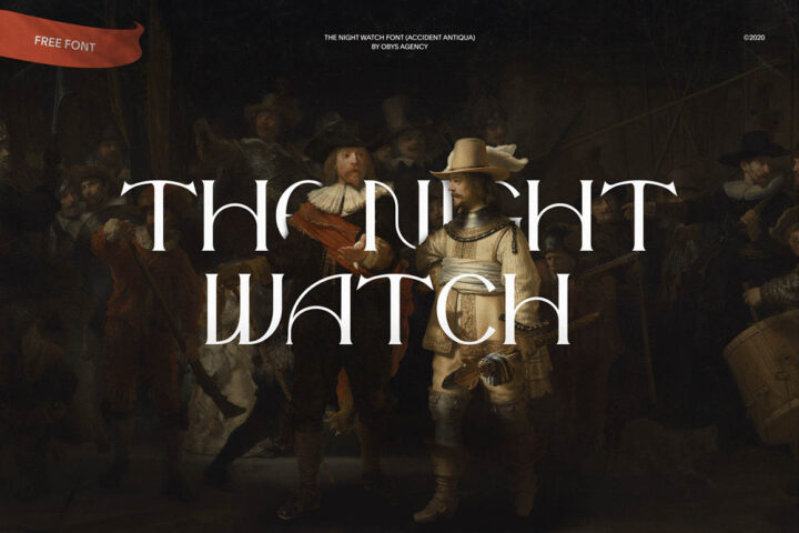 The Night Watch – Free Font