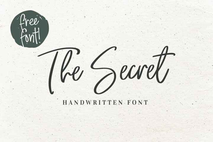 The Secret – Free Font