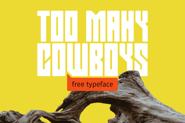 Too Many Cowboys – Free Font