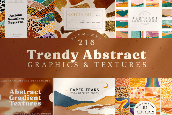 Trendy Abstract Graphics & Textures
