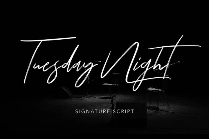 Tuesday Night – Free Font