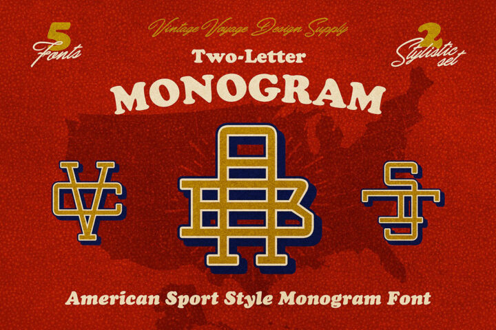 Two Letter Monogram Creator