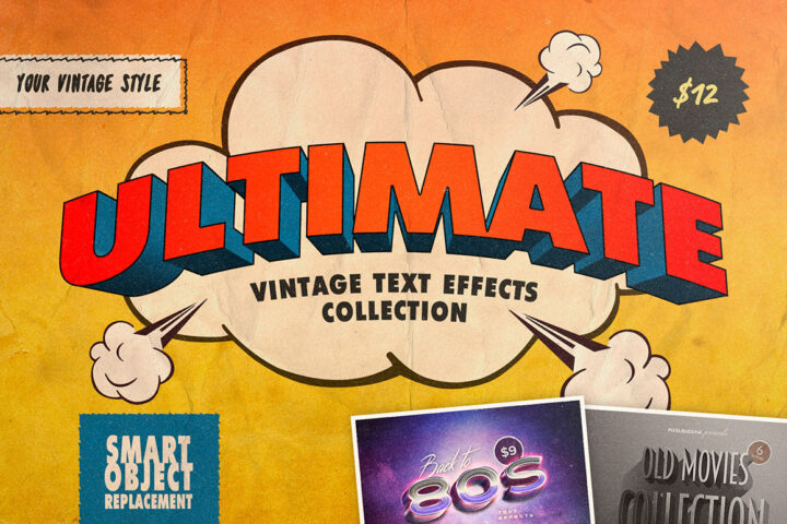 Ultimate Vintage Text Effects Collection