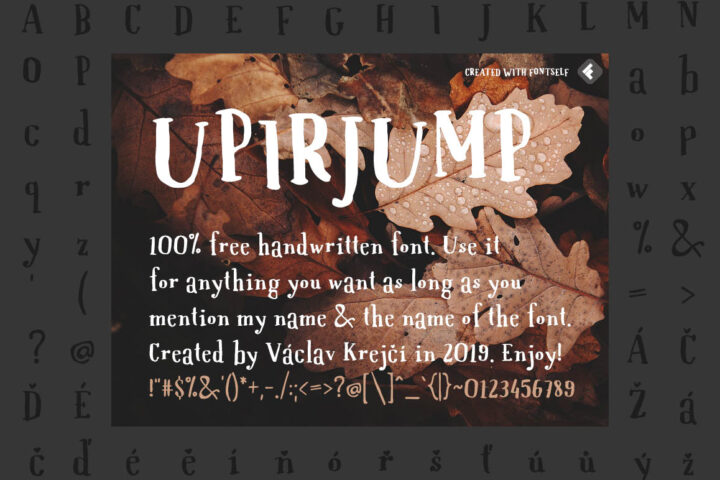 Upirjump – Free Font