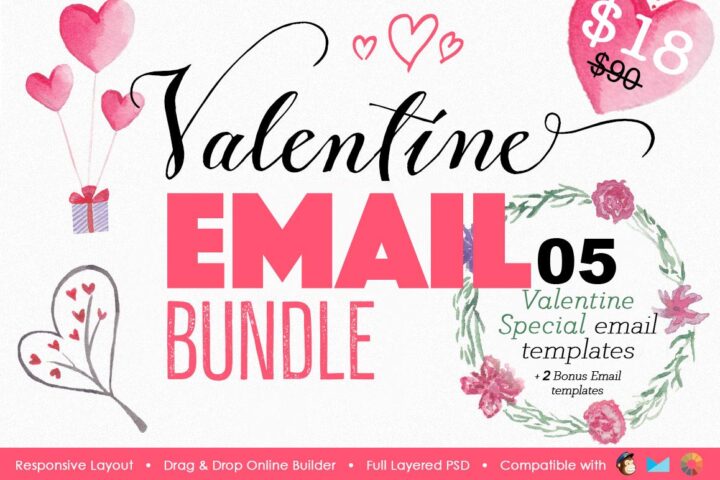 Valentine Email Bundle