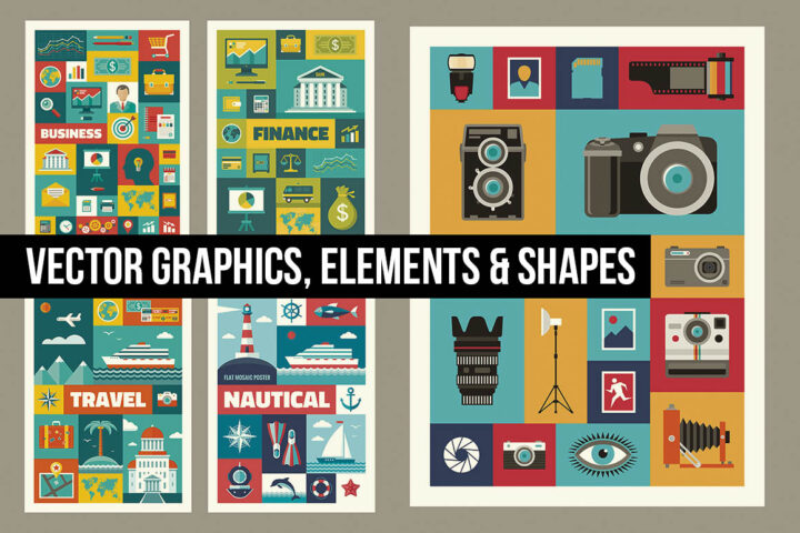 Vector Graphics, Elements & Shapes