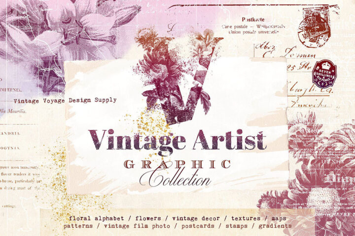 Vintage Artist Graphic Collection