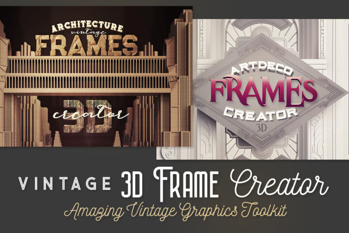 Vintage 3D Frame Creator