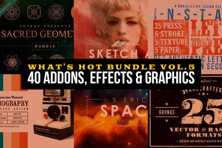 What’s Hot Bundle vol.5 – Add-ons & Graphics