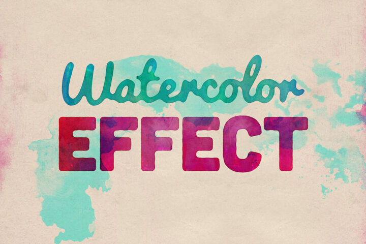 Watercolor – Free Text Effect