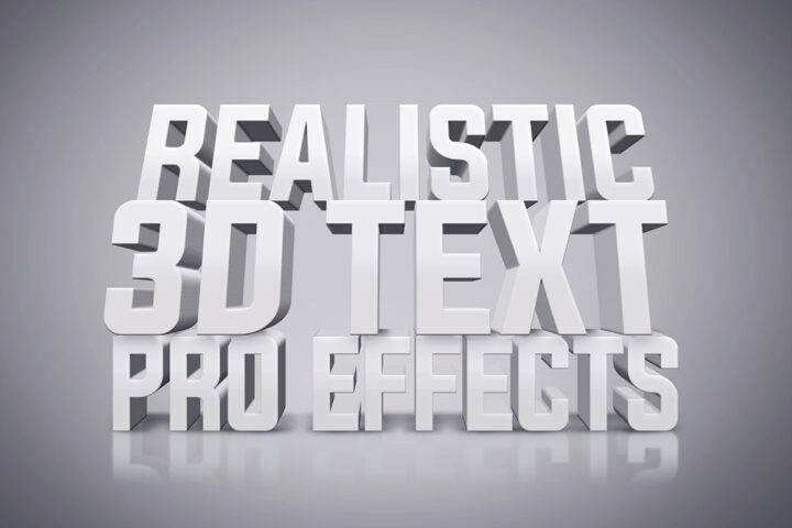 White – Free 3D Text Effect