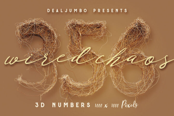 Wired Chaos – Free 3D Numbers