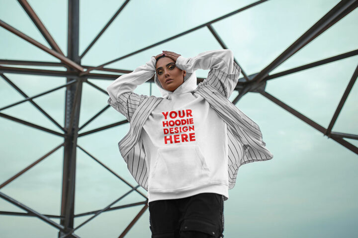 Woman Hoodie – Free Mockup
