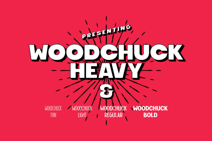 Woodchuck – Free Font Family