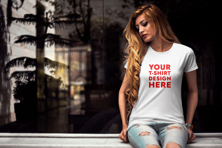 Urban Girl T-shirt 3 – Free Mockup