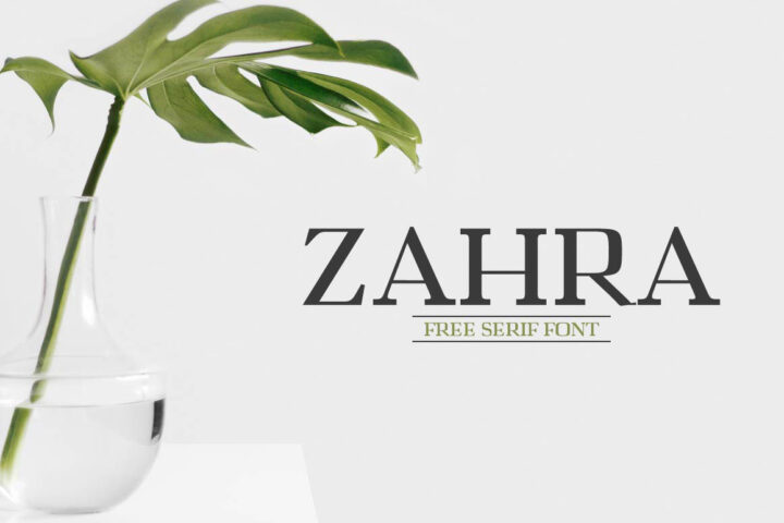 Zahra – Free Font