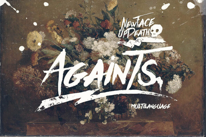 Againts – Free Brush Font