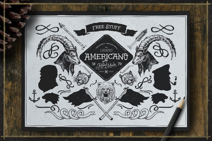 Free Vintage Vector Shapes