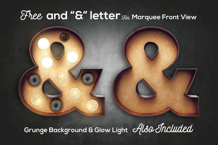 Ampersand Letter For Marquee Front
