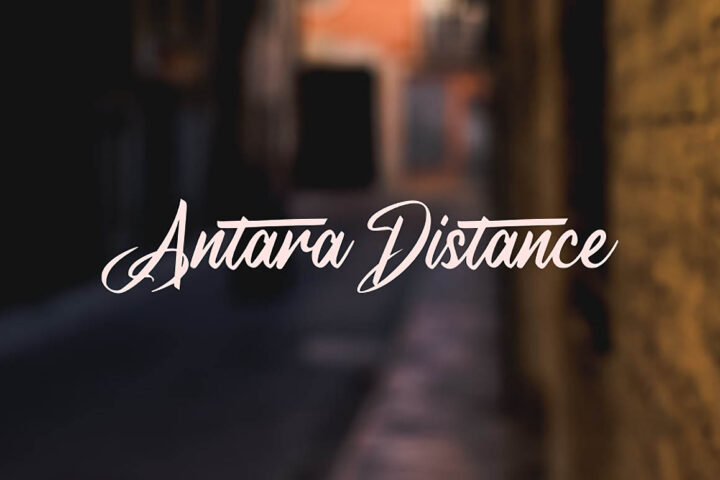 Antara Distance – Free Font