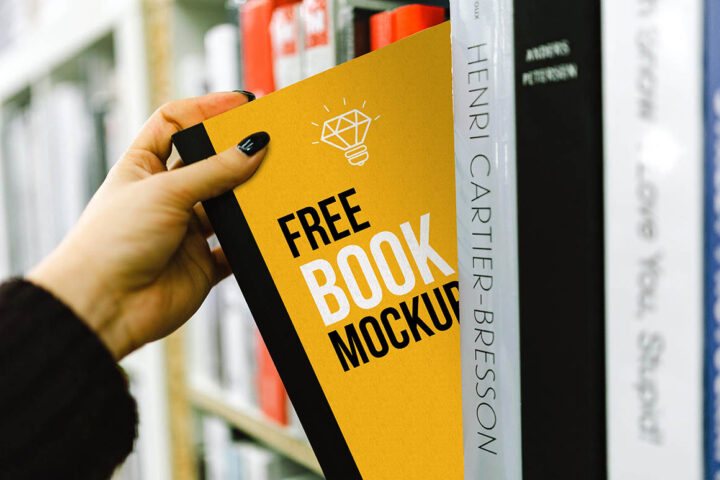Free Book Cover Mockup