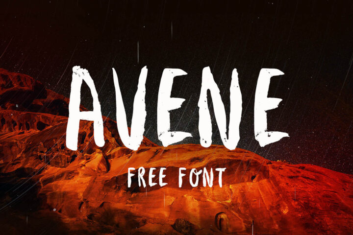Avene Brush – Free Font