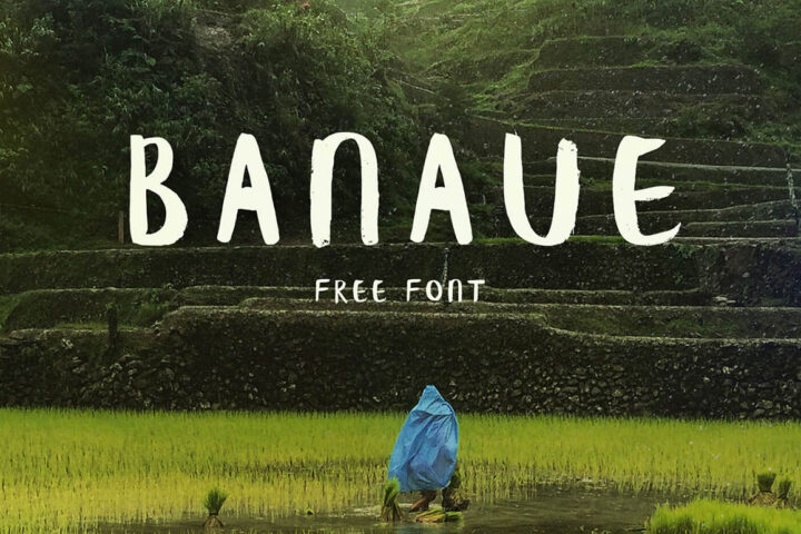 Banaue – Free Grunge Font