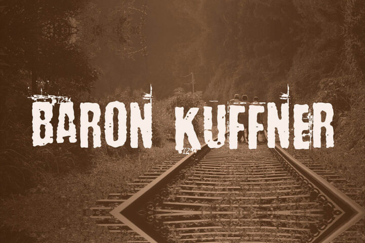 Baron Kuffner – Free Grunge Font