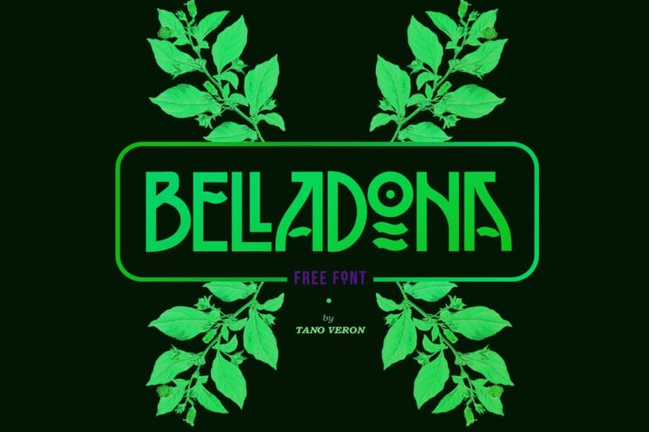 Belladona – Free Art Nouveau Font