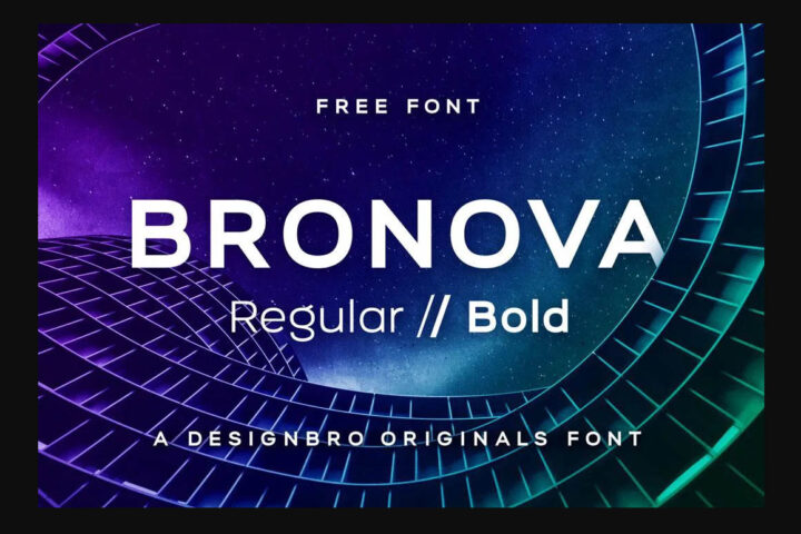 Bronova – Free Font