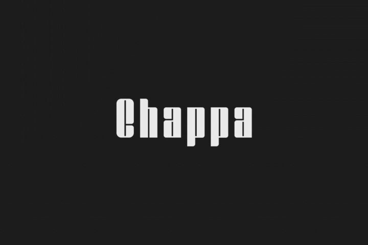 Chappa – Free Font