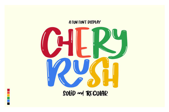 Chery Rush – Free Font
