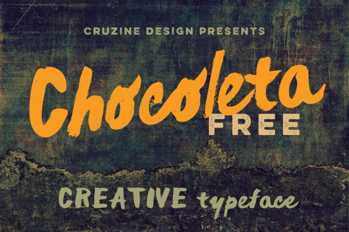 Chocoleta – Free Brush Font