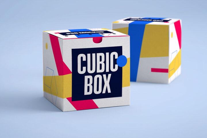 Cubic Box – 5 Free Mockups