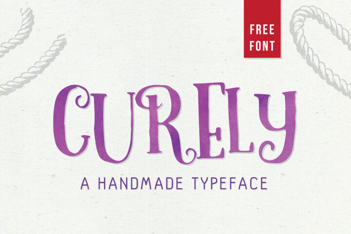 Curely – Free Handmade Font