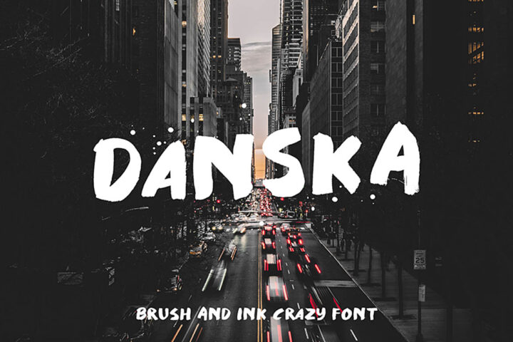 Danska – Free Font