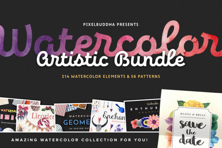 Watercolor Artistic Bundle