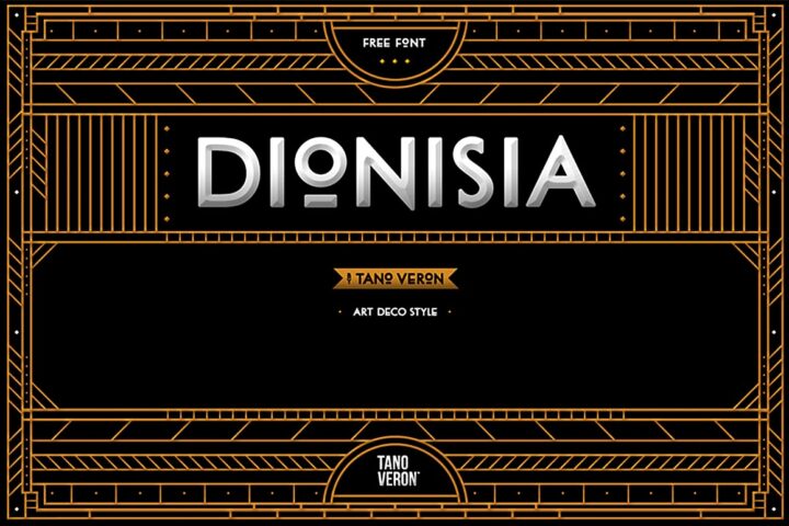 Dionisia – Free Artdeco Font