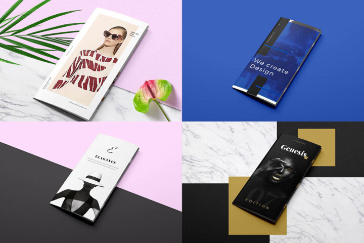 Free Trifold Flyer Mockup